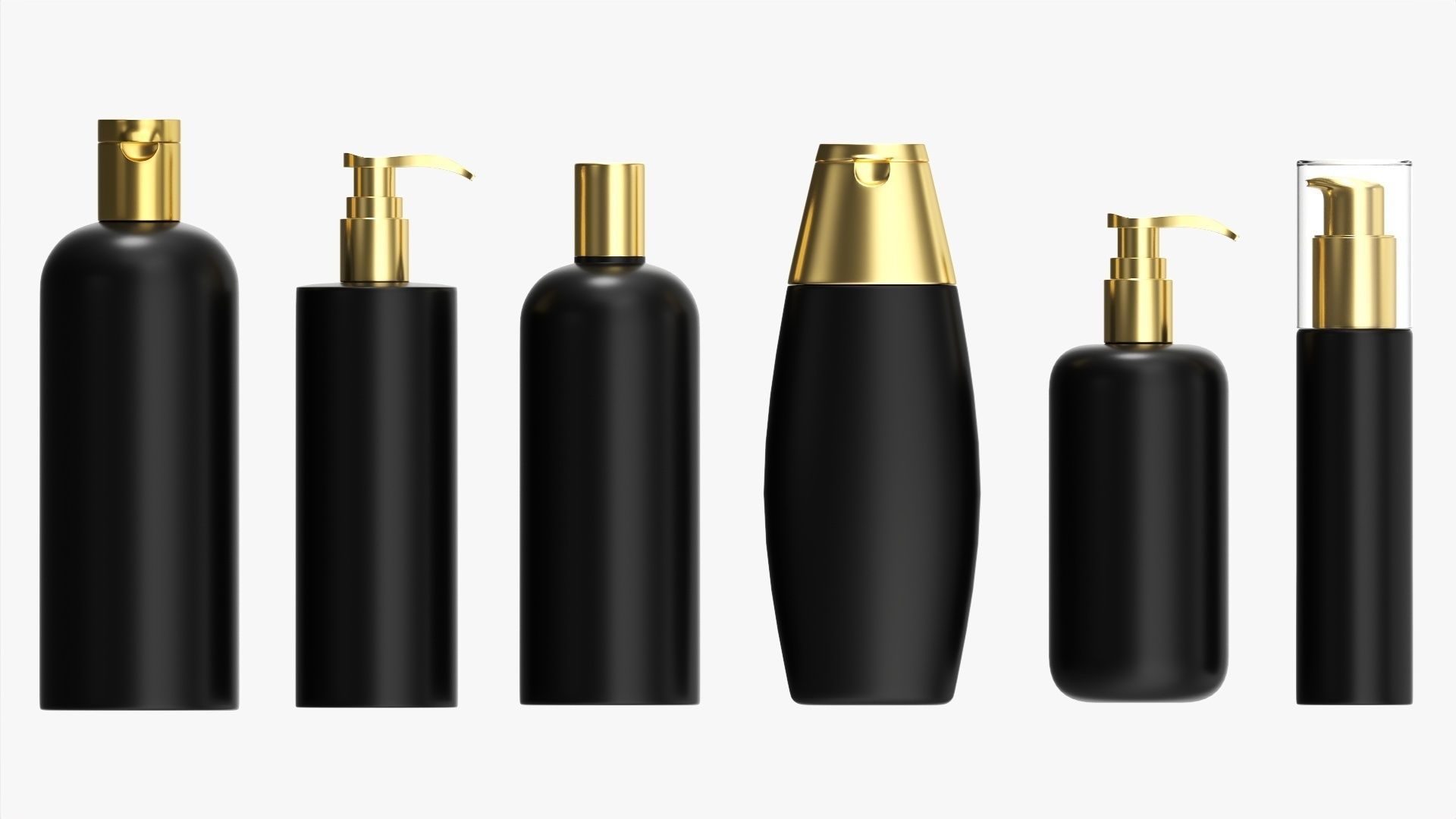 Cosmetic containers for mockup 3D Model Collection_4