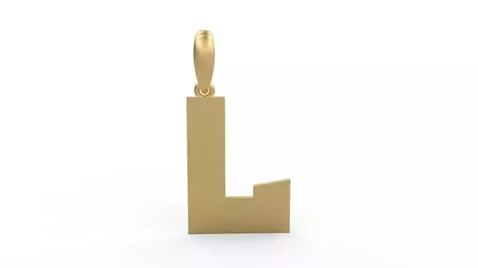 Initial Letters Pendant Boldhead L