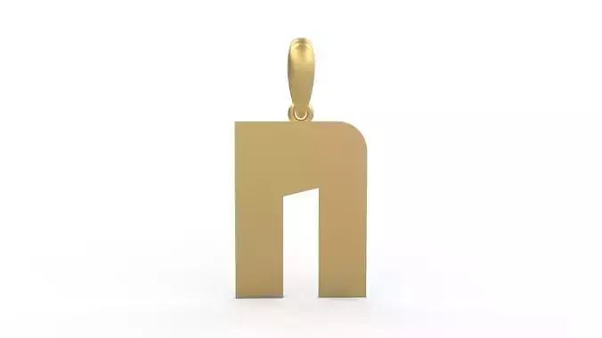 Initial Letters Pendant Boldhead N