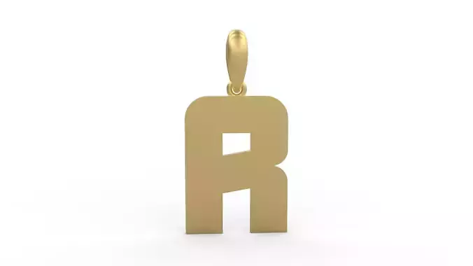 Initial Letters Pendant Boldhead R