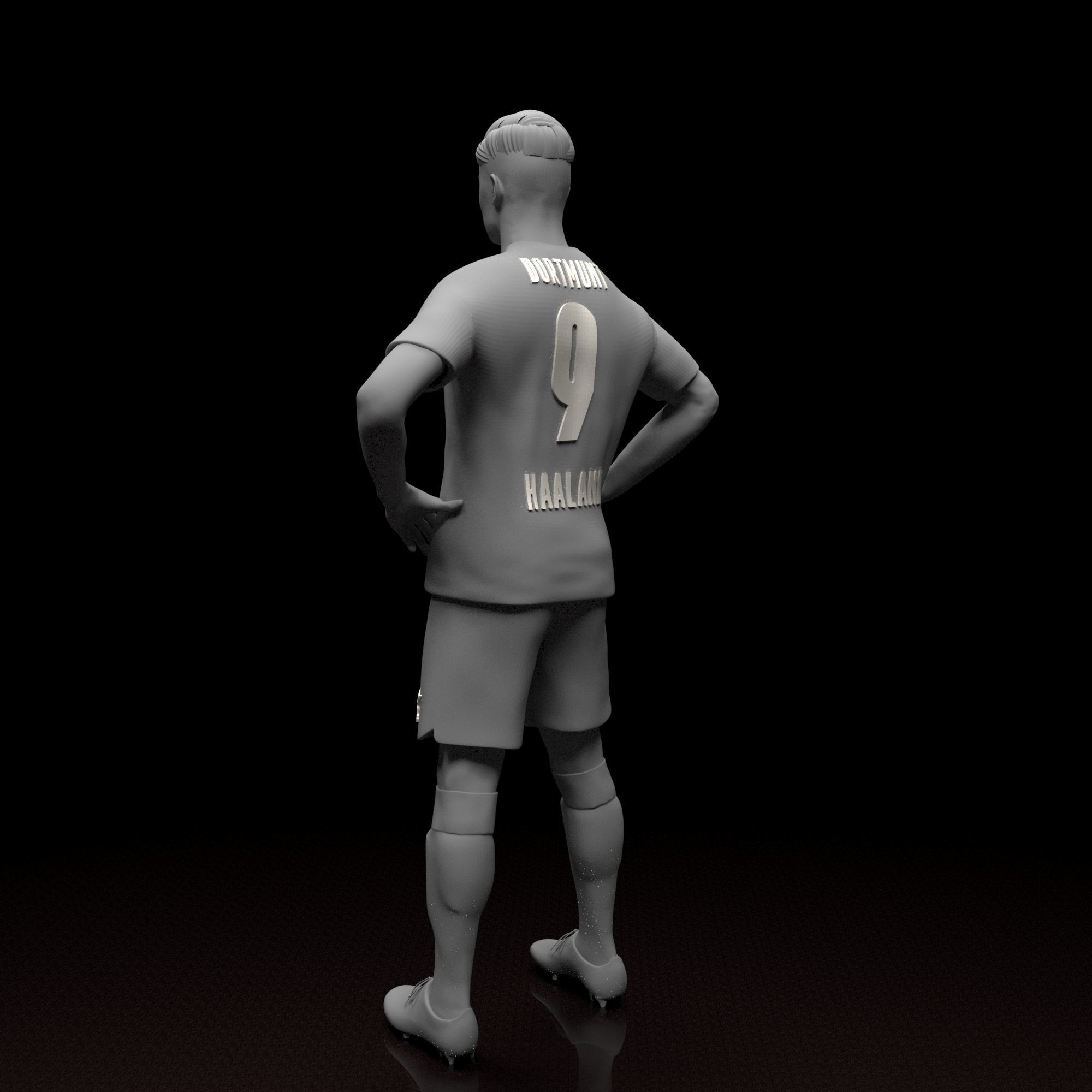 Erling Haaland Football Player STL files 3D print model 3D print model_1