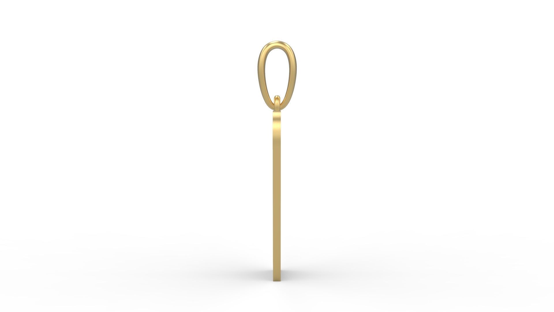 Initial Letters Pendant Boldhead V 3D print model_2