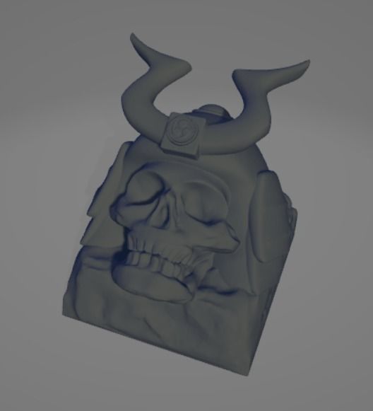 KEYCAP DEAD SAMURAI 3D print model_1