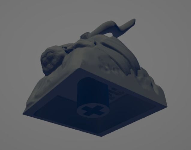 KEYCAP DEAD SAMURAI 3D print model_2