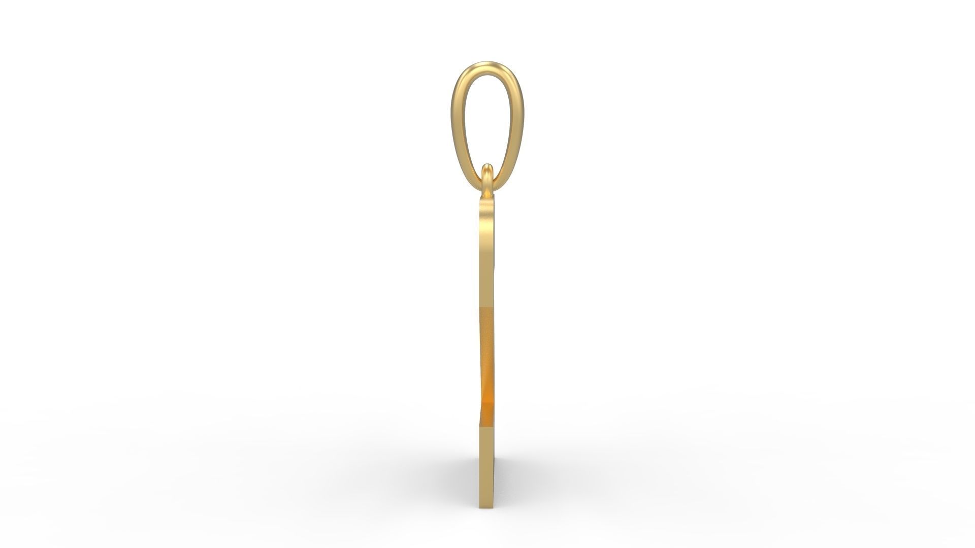 Initial Letters Pendant Boldhead Z 3D print model_2