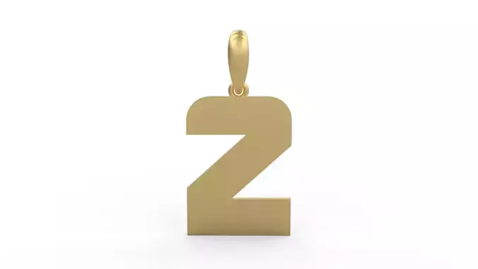 Initial Letters Pendant Boldhead Z