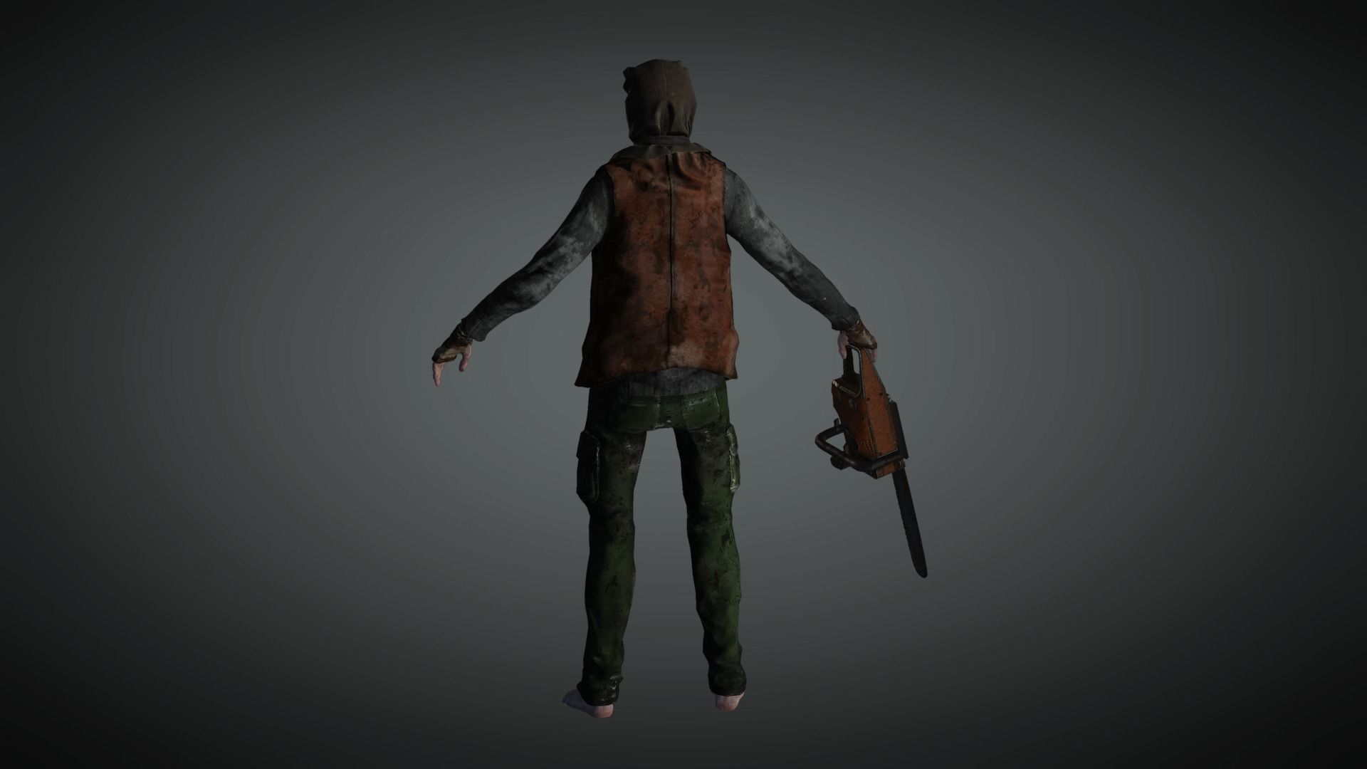 AAA  Chainsaw Enemy Pack Low-poly 3D model_16