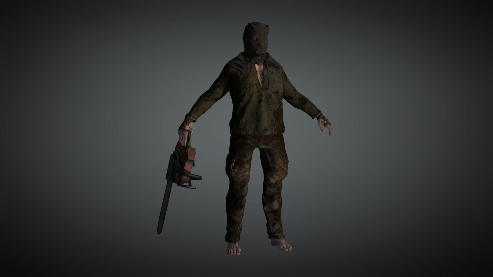 AAA  Chainsaw Enemy Pack Low-poly 3D model_11