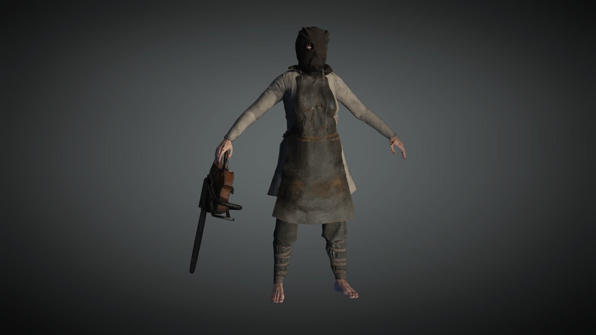 AAA  Chainsaw Enemy Pack Low-poly 3D model_1