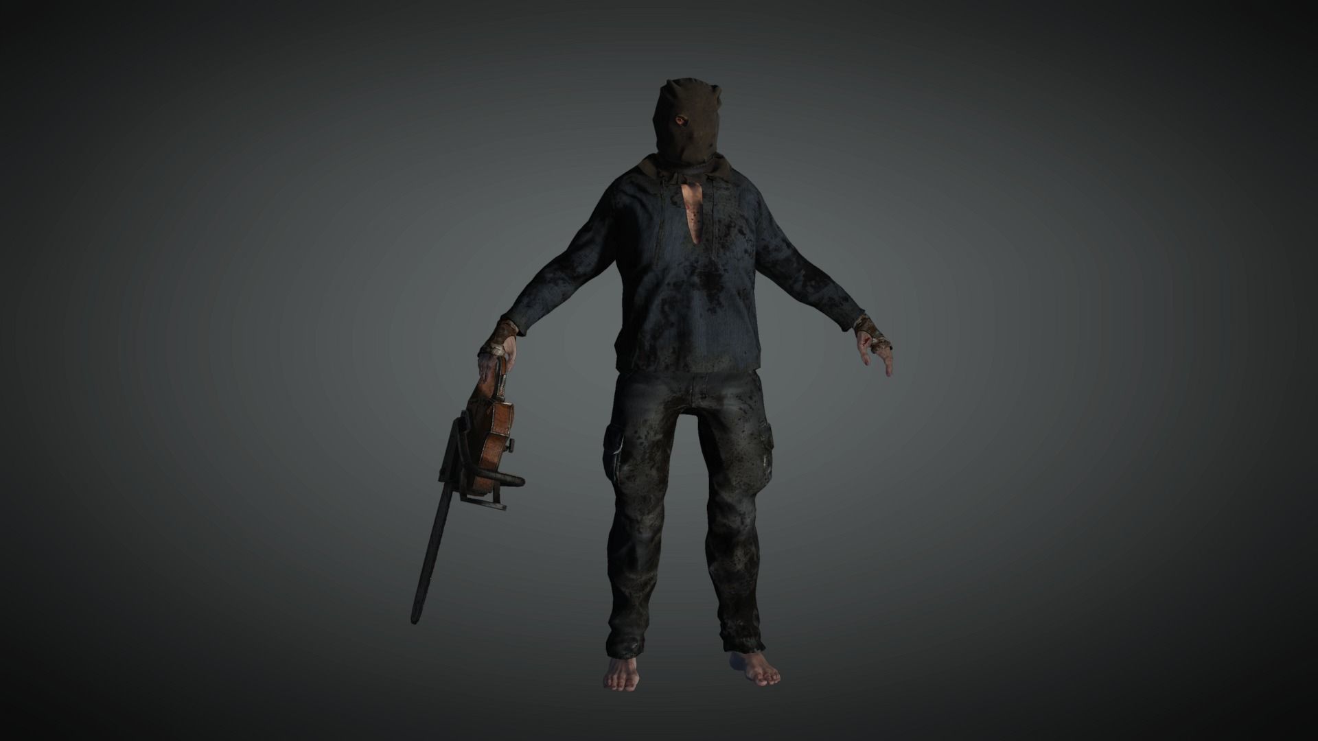 AAA  Chainsaw Enemy Pack Low-poly 3D model_13