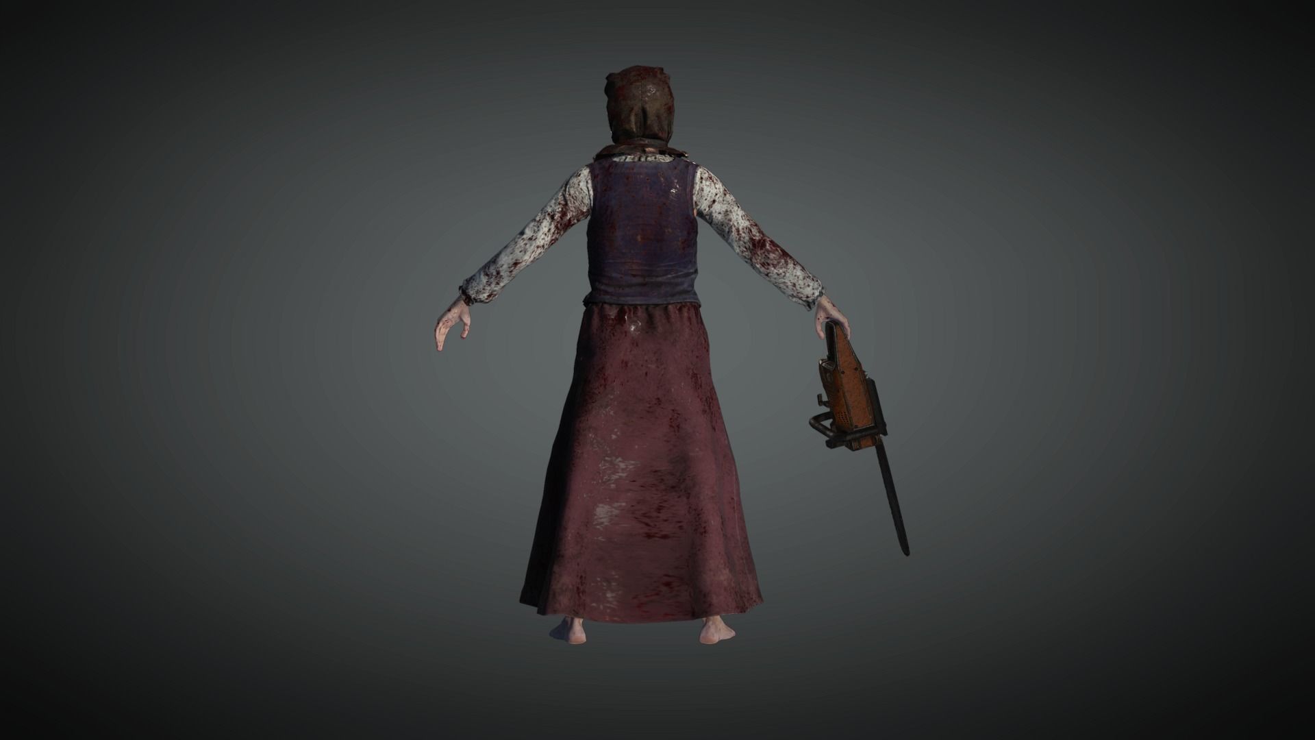 AAA  Chainsaw Enemy Pack Low-poly 3D model_4