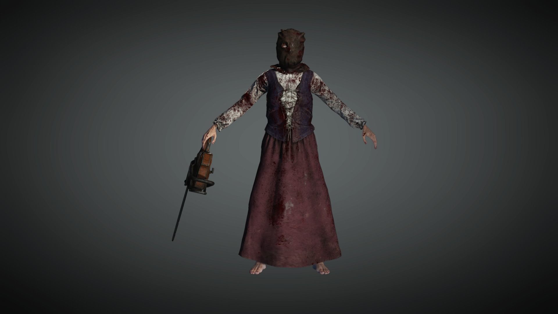 AAA  Chainsaw Enemy Pack Low-poly 3D model_3