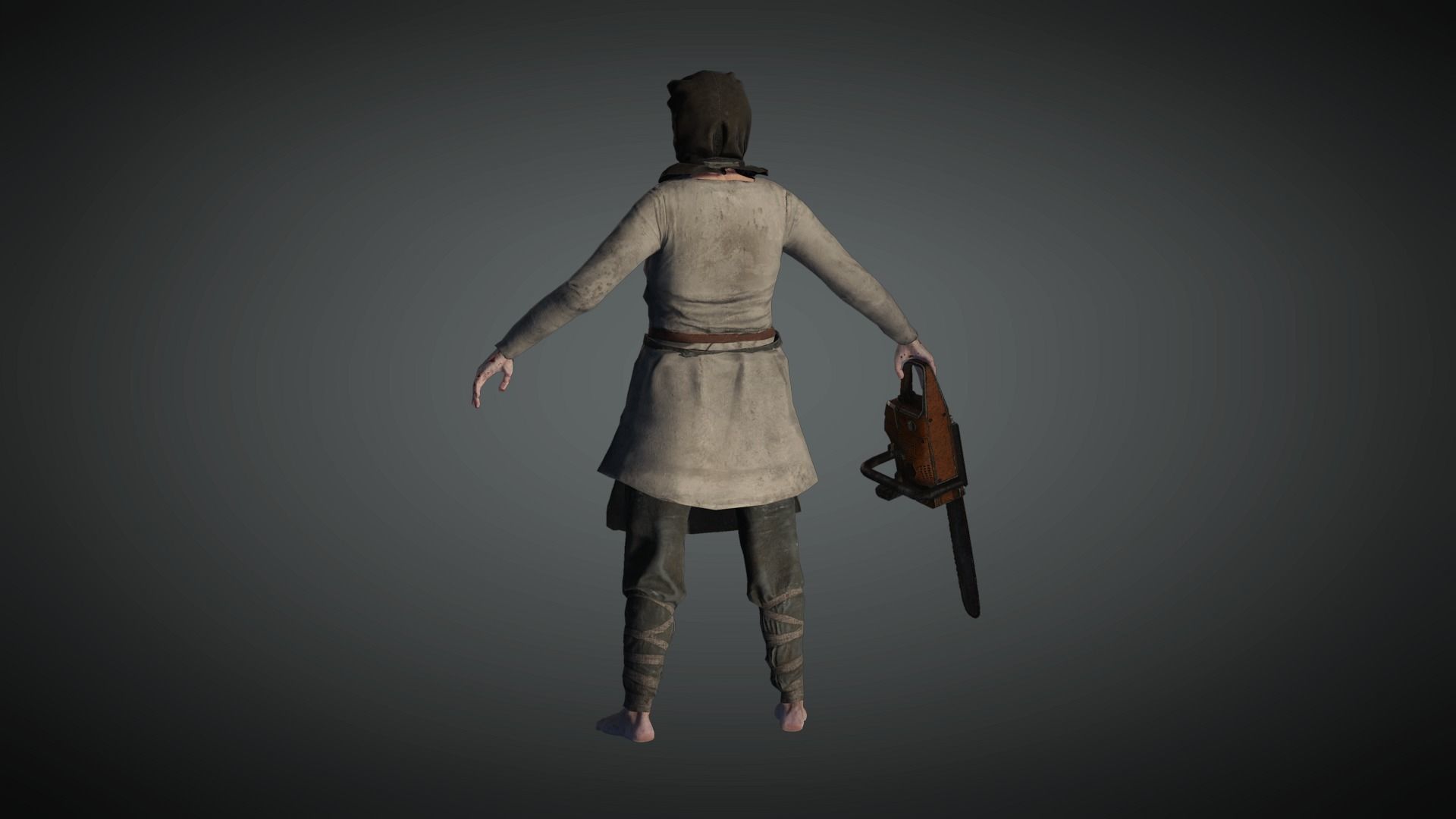 AAA  Chainsaw Enemy Pack Low-poly 3D model_2