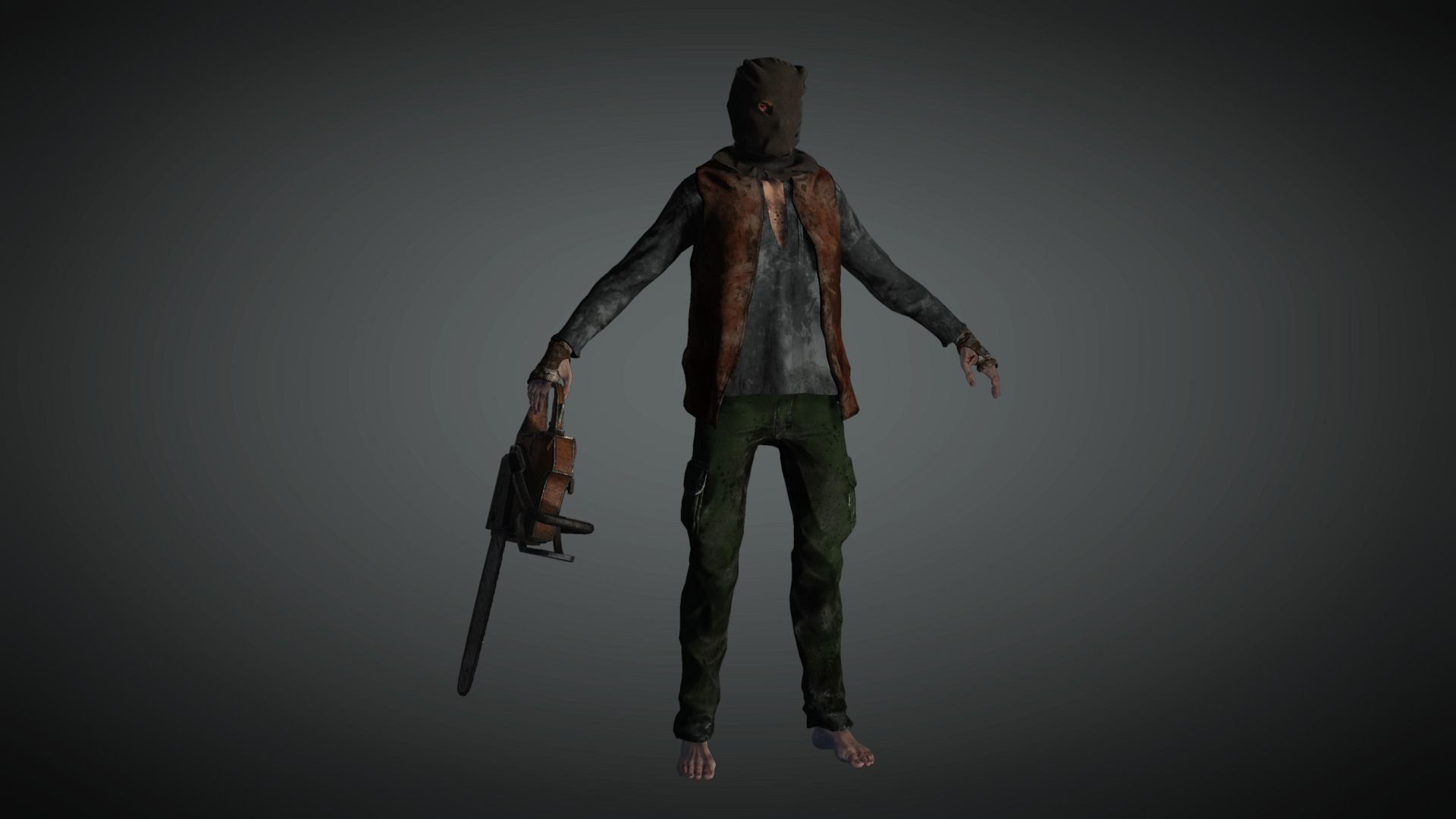 AAA  Chainsaw Enemy Pack Low-poly 3D model_15