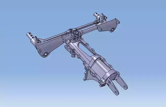 Rudder pedals MiG-21 3D model