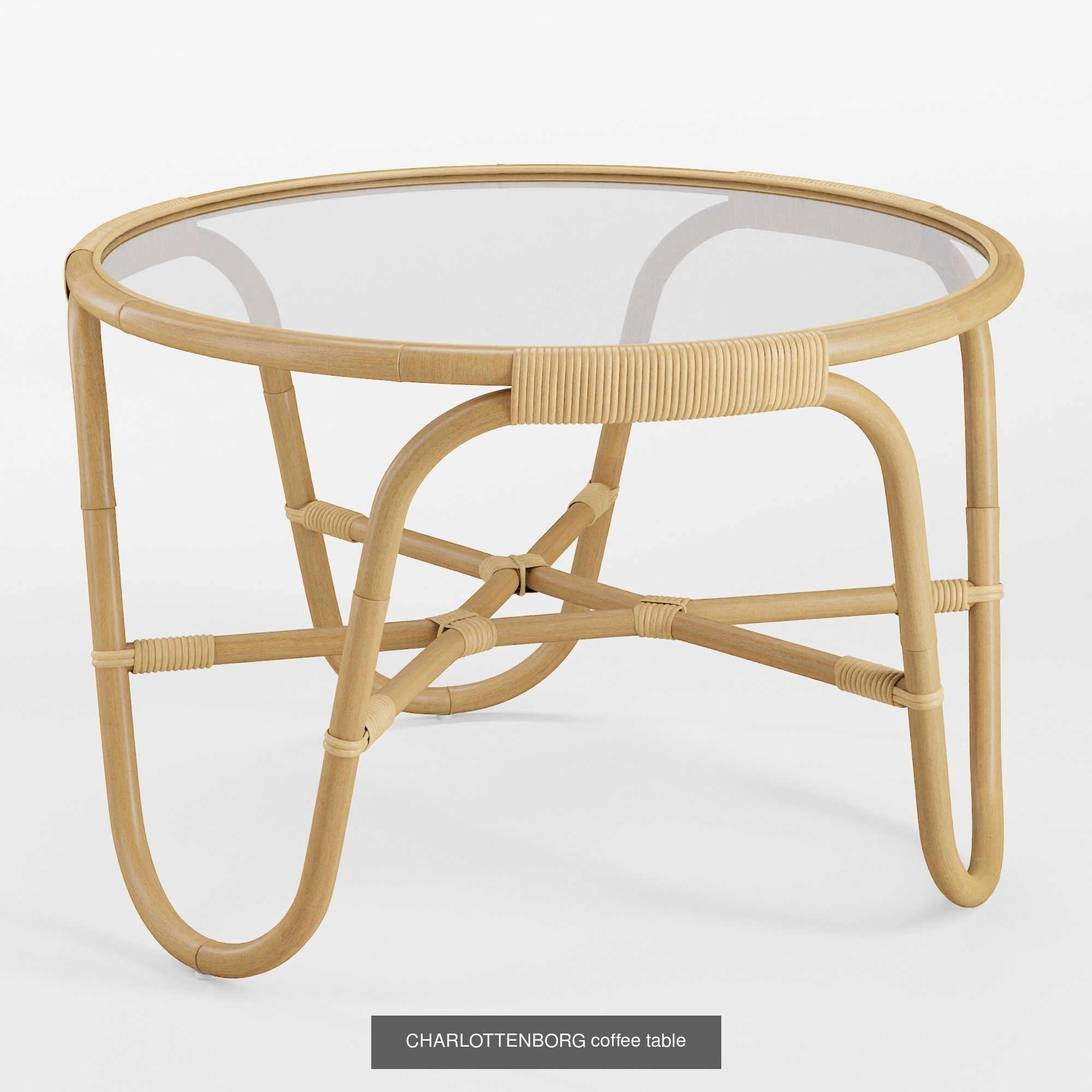 Set of rattan products 3D Model Collection_6
