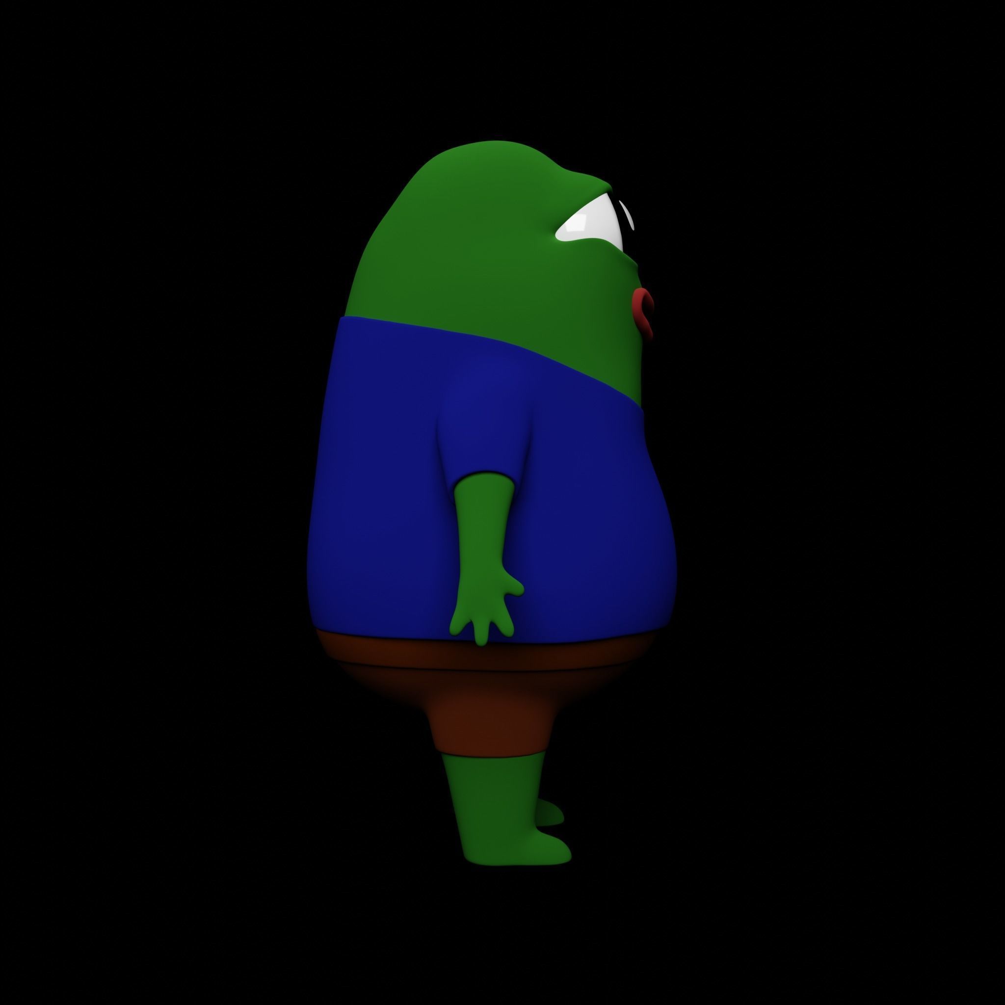 Pepe the frog 3D model_6