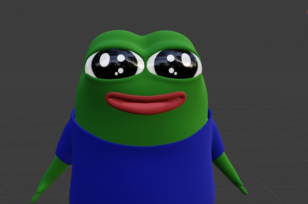 Pepe the frog 3D model_5