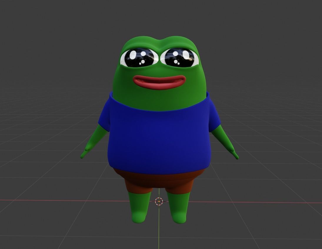 Pepe the frog 3D model_13