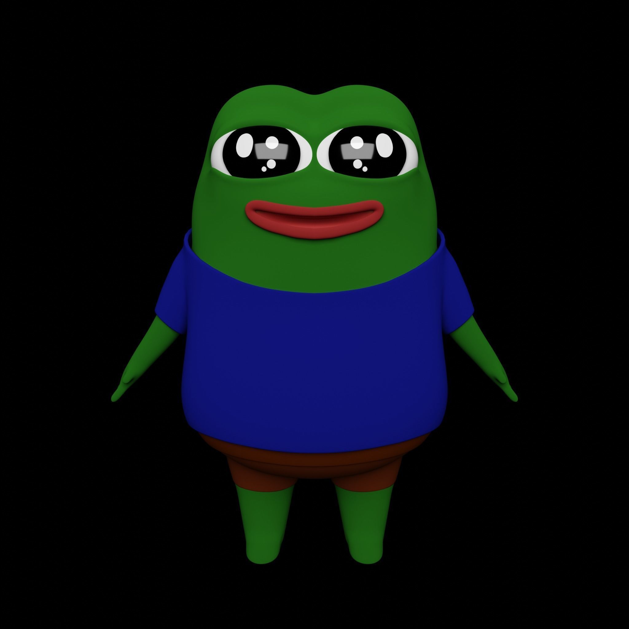 Pepe the frog 3D model_4