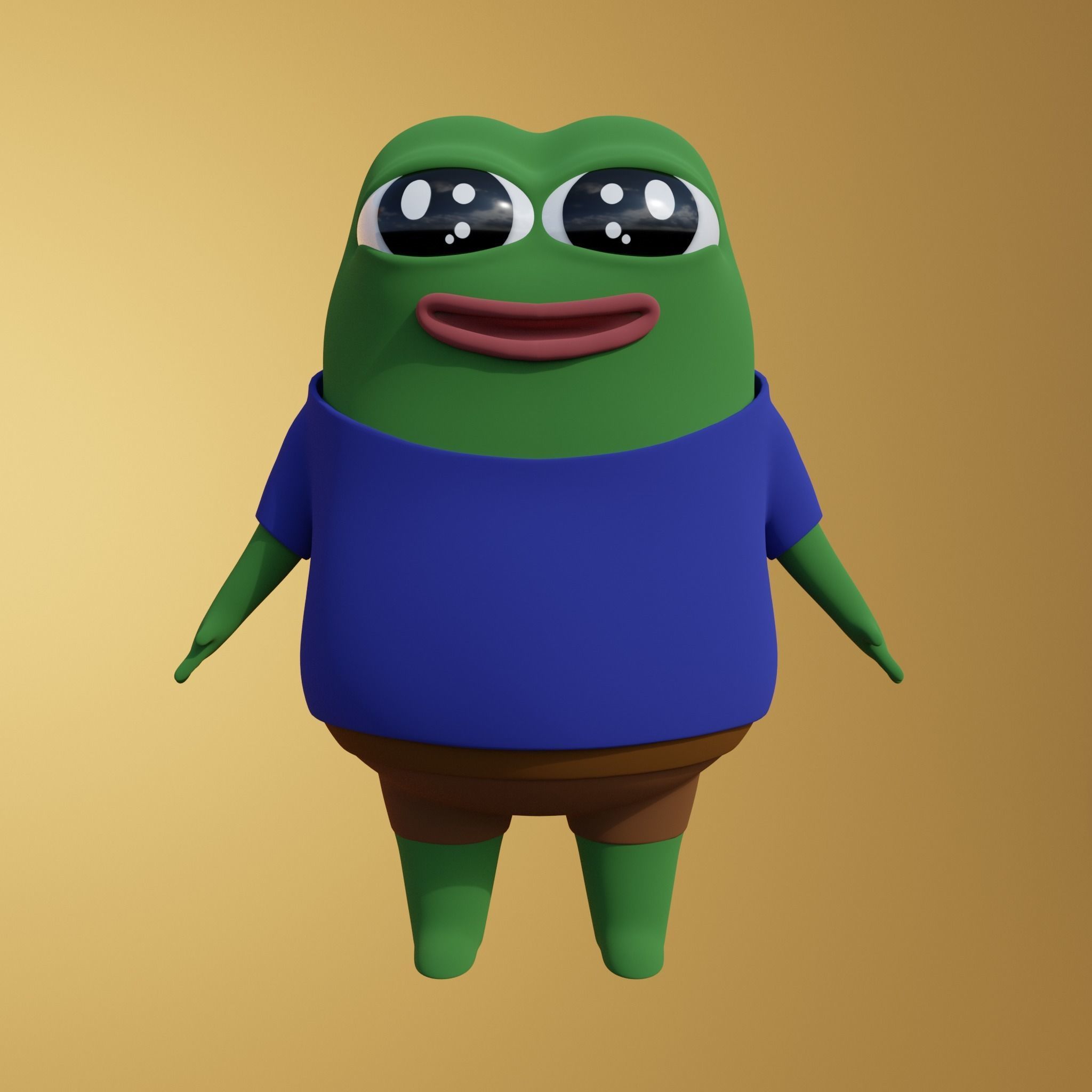 Pepe the frog 3D model_1