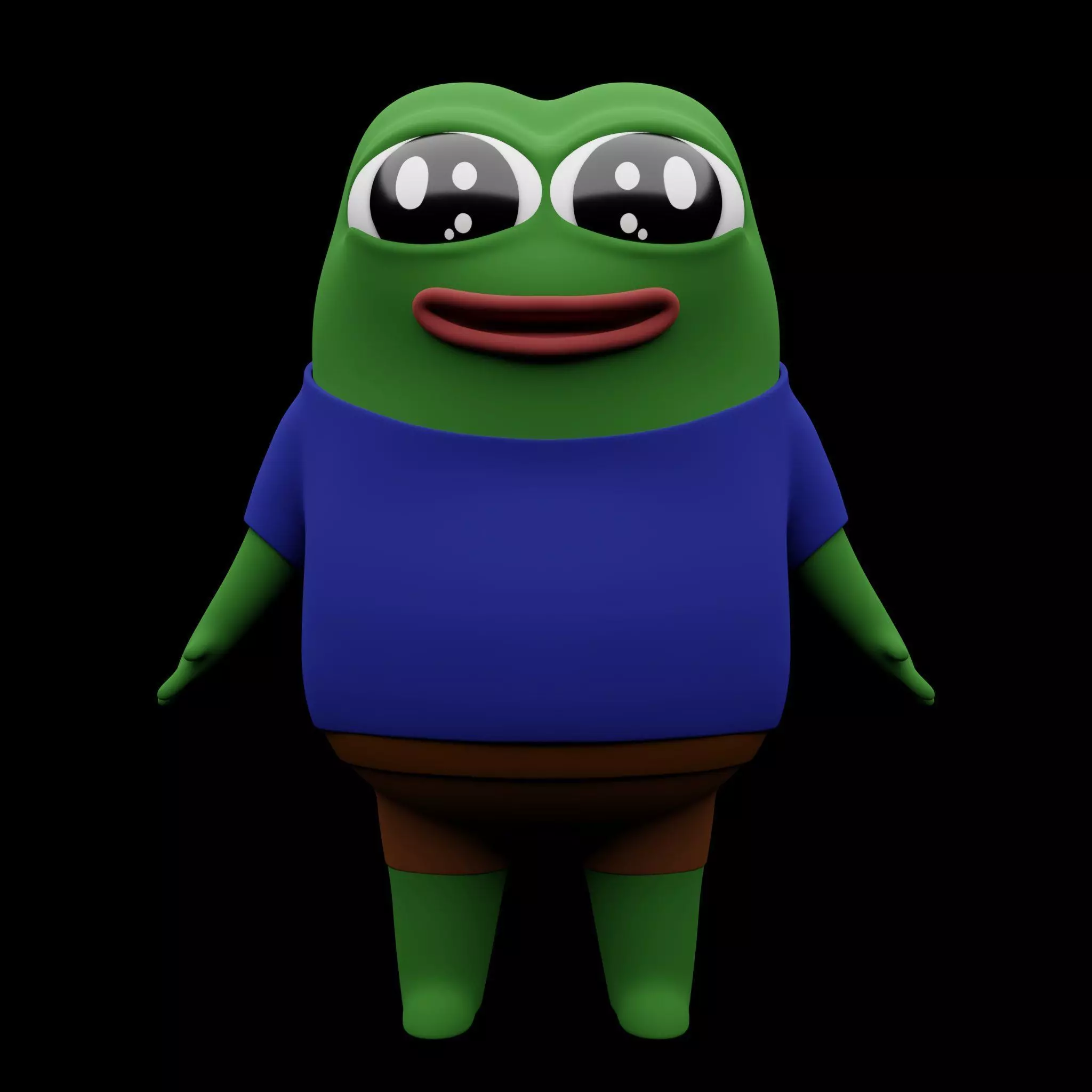 Pepe the frog 3D model_0
