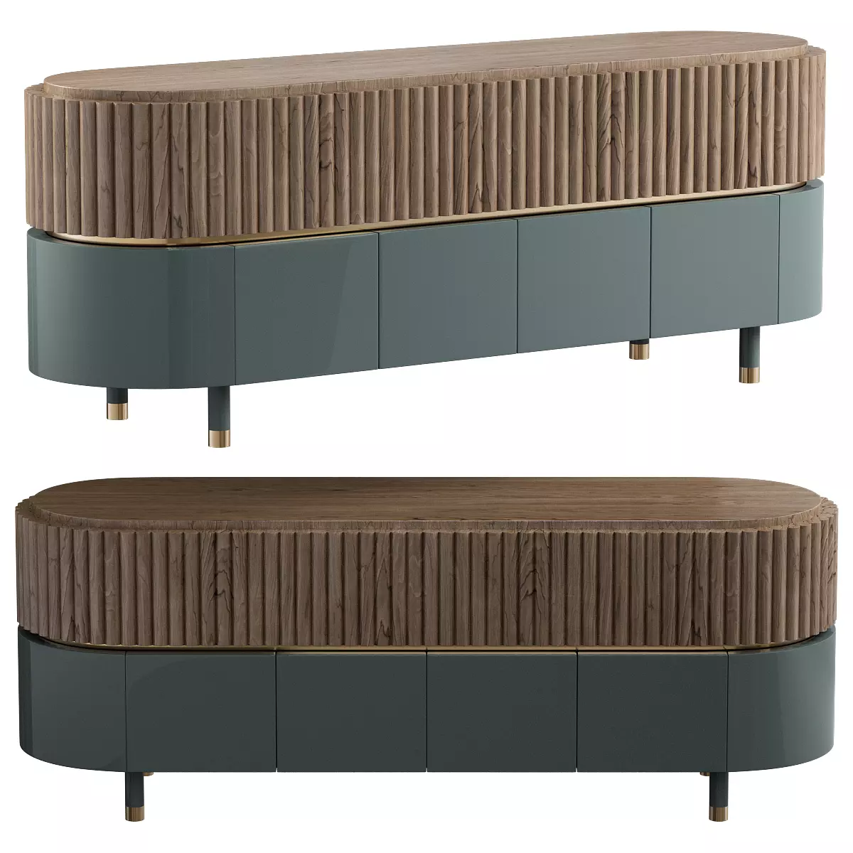 Berlin Sideboard By Carlyle Collective 3D model