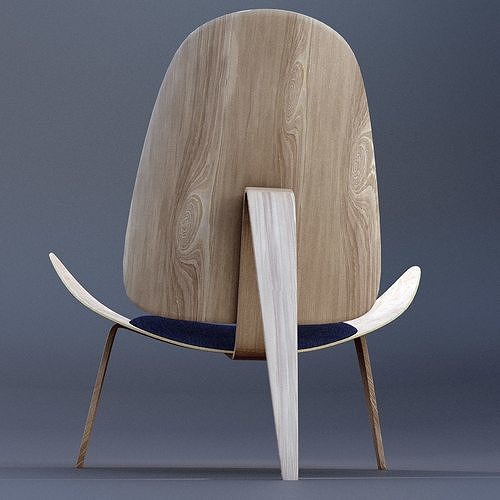 Tripod Lounge Chair 3D model 6
