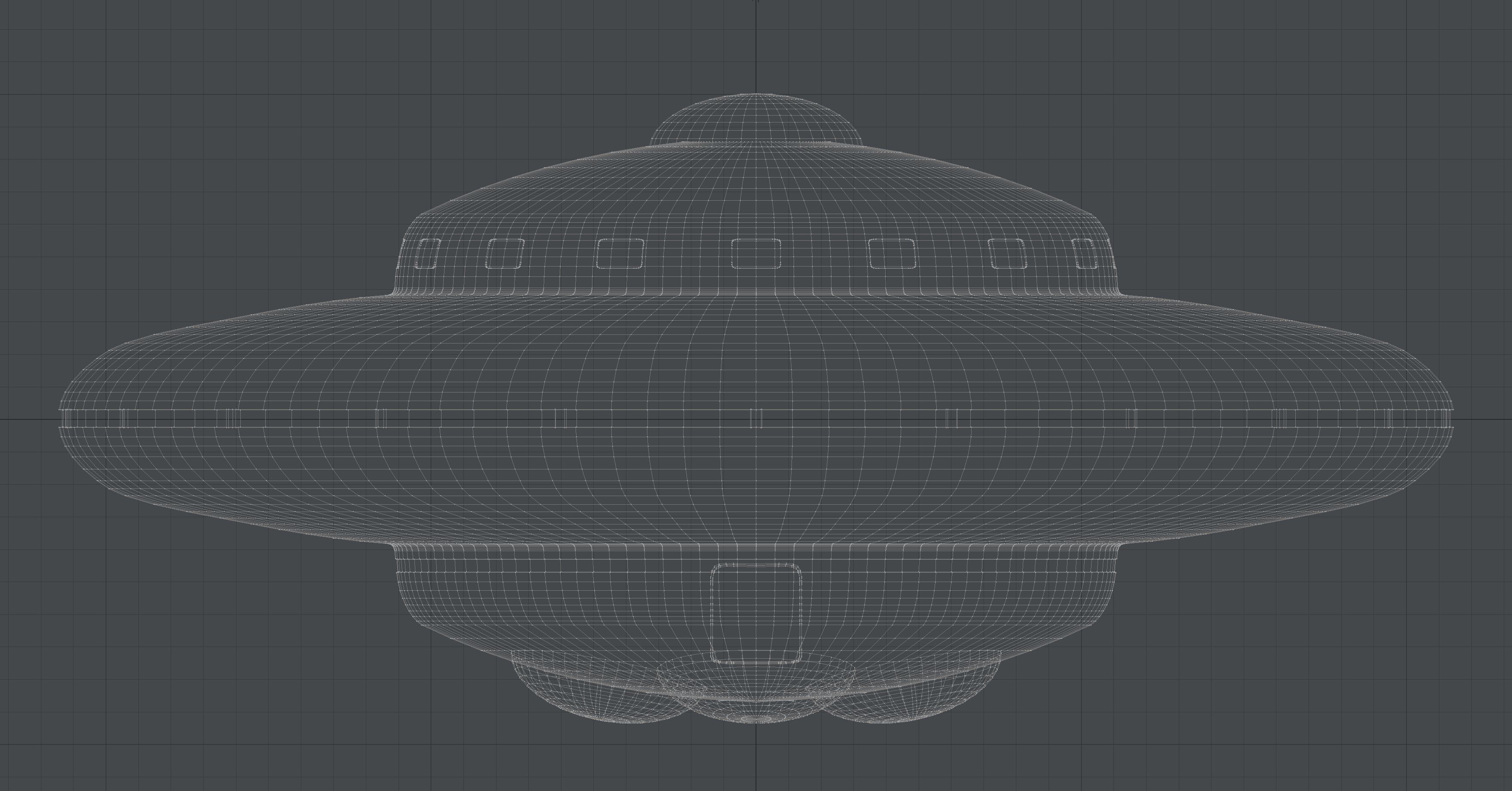 Xilien Flying Saucer Free 3D model_2