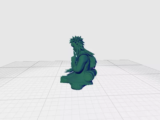 jiraya naruto  3D print model_0
