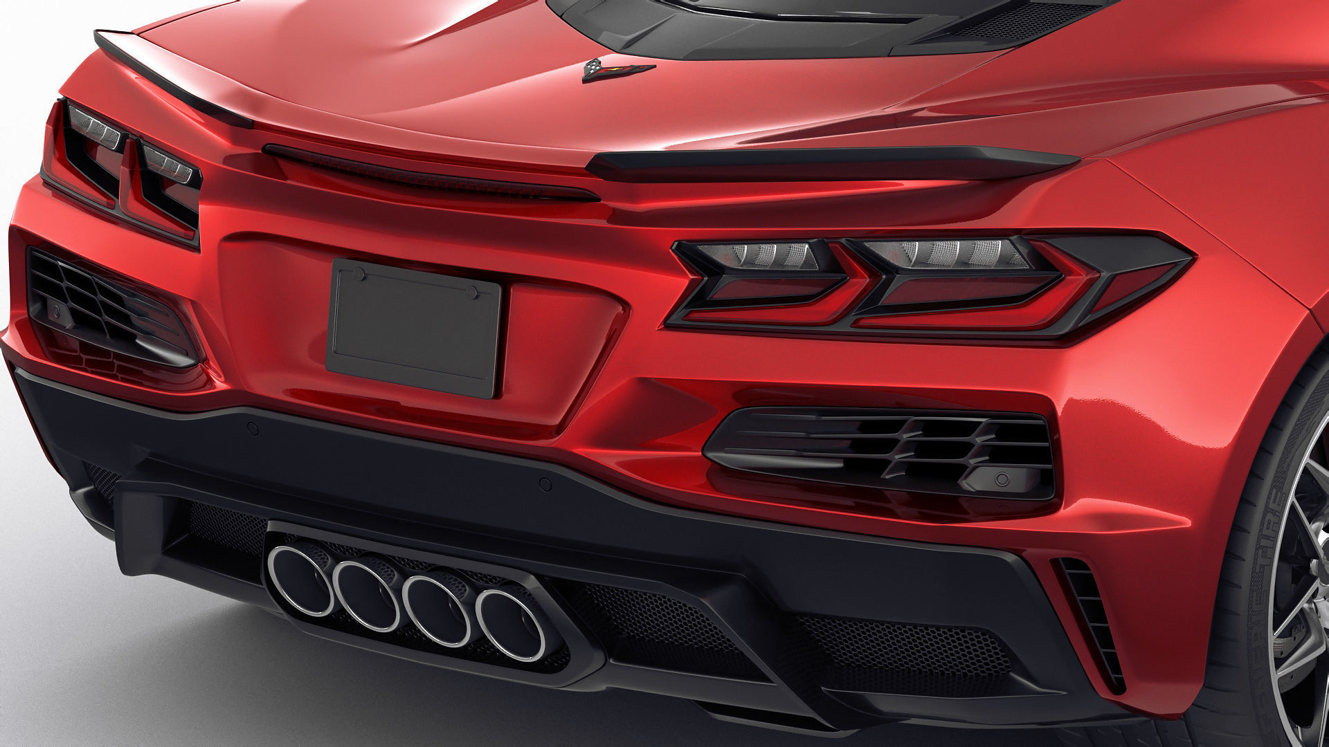 Corvette 2023 Z06 C8 and Z06 Z07 performance package 3D model_13