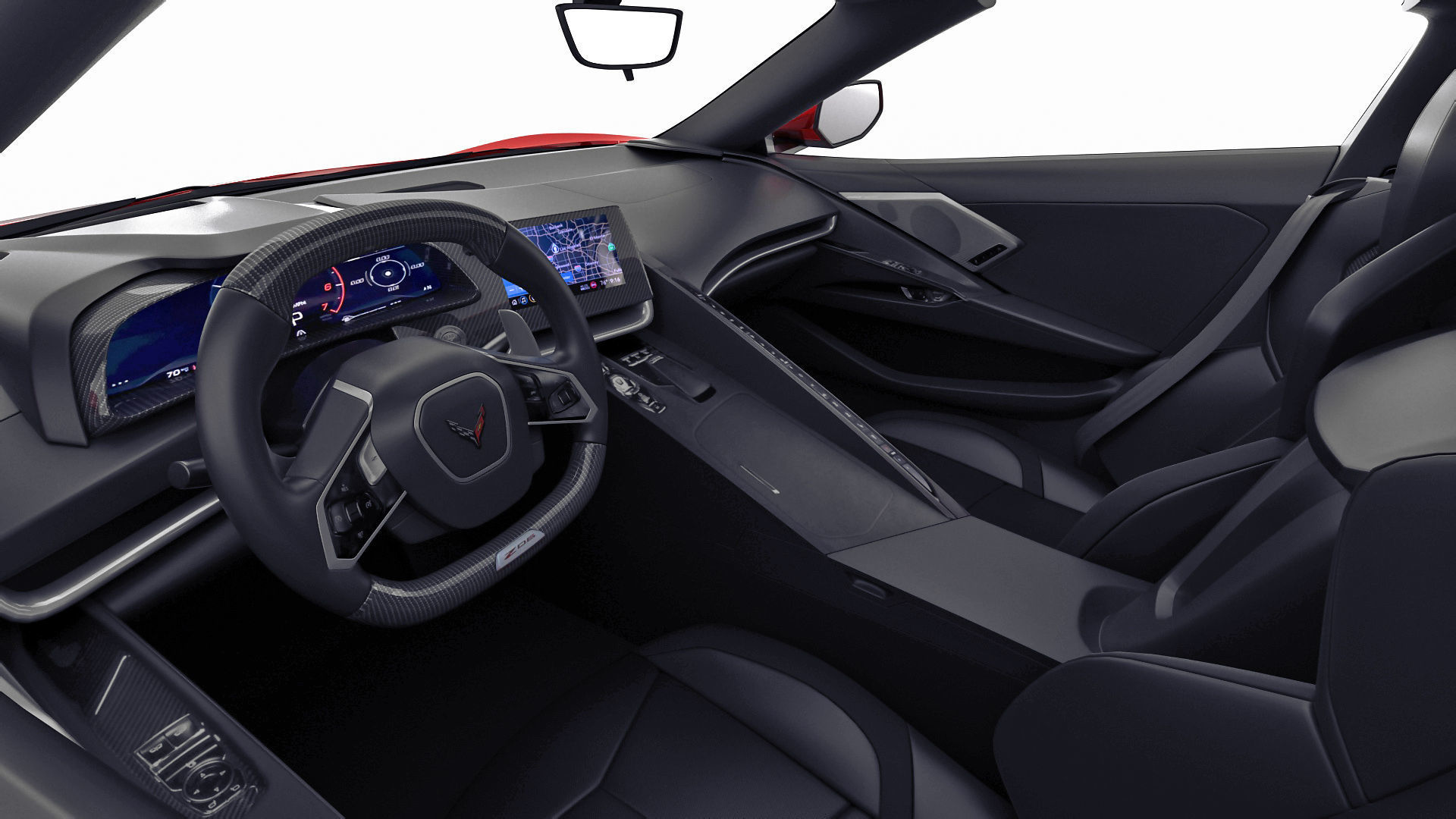 Corvette 2023 Z06 C8 and Z06 Z07 performance package 3D model_31