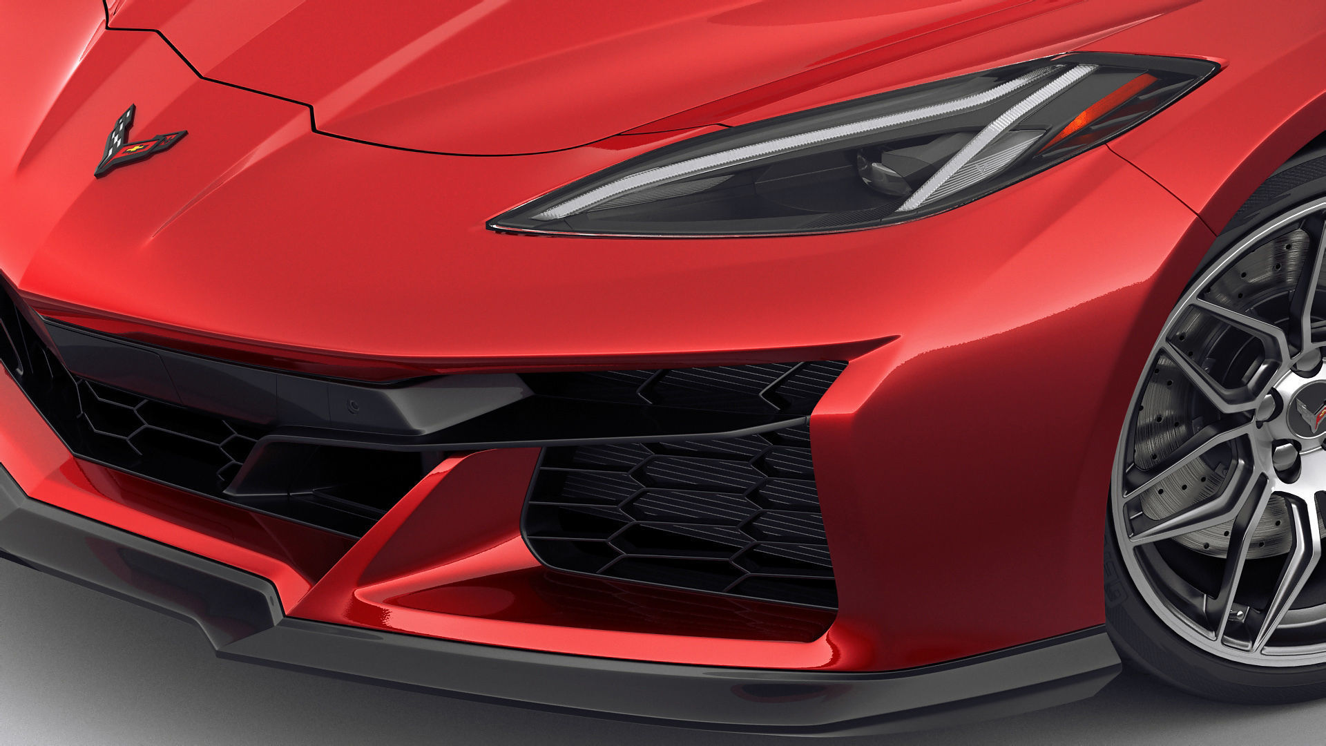 Corvette 2023 Z06 C8 and Z06 Z07 performance package 3D model_10