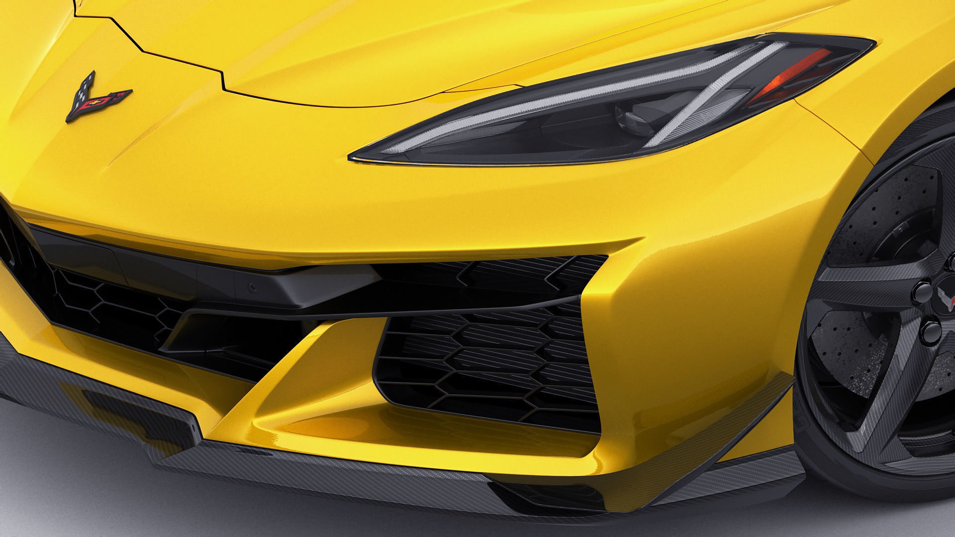 Corvette 2023 Z06 C8 and Z06 Z07 performance package 3D model_11