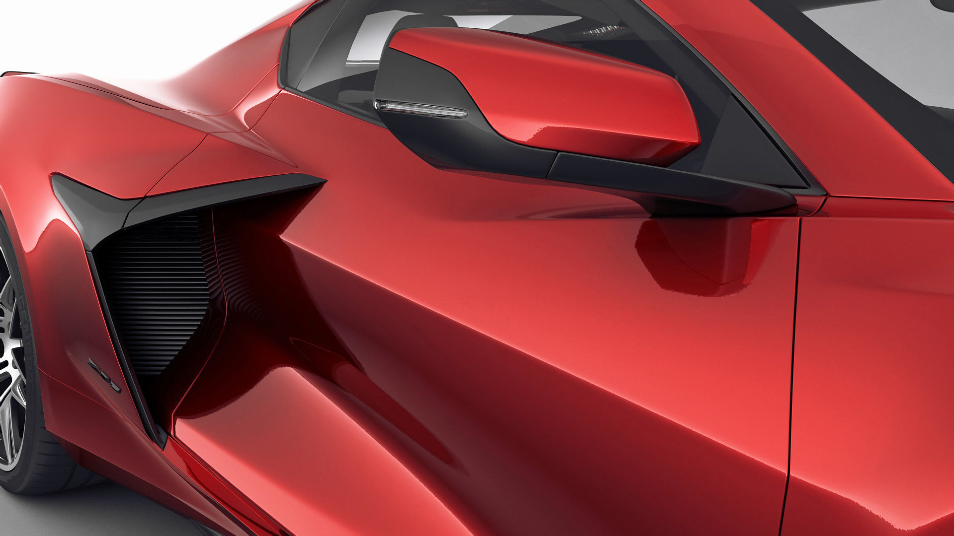 Corvette 2023 Z06 C8 and Z06 Z07 performance package 3D model_26