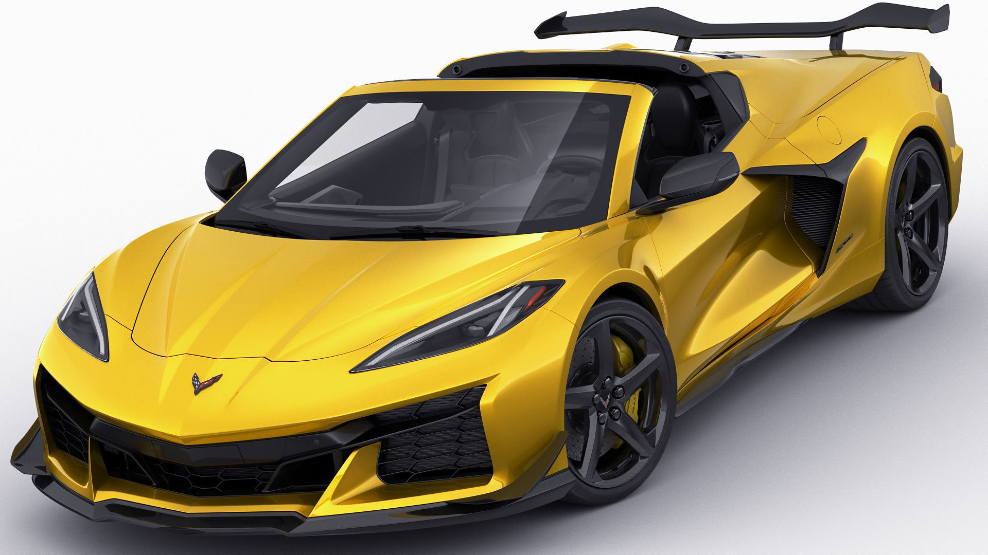 Corvette 2023 Z06 C8 and Z06 Z07 performance package 3D model_4
