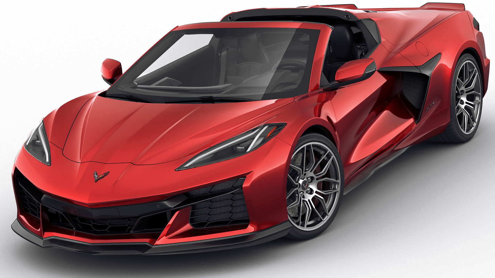 Corvette 2023 Z06 C8 and Z06 Z07 performance package 3D model_2
