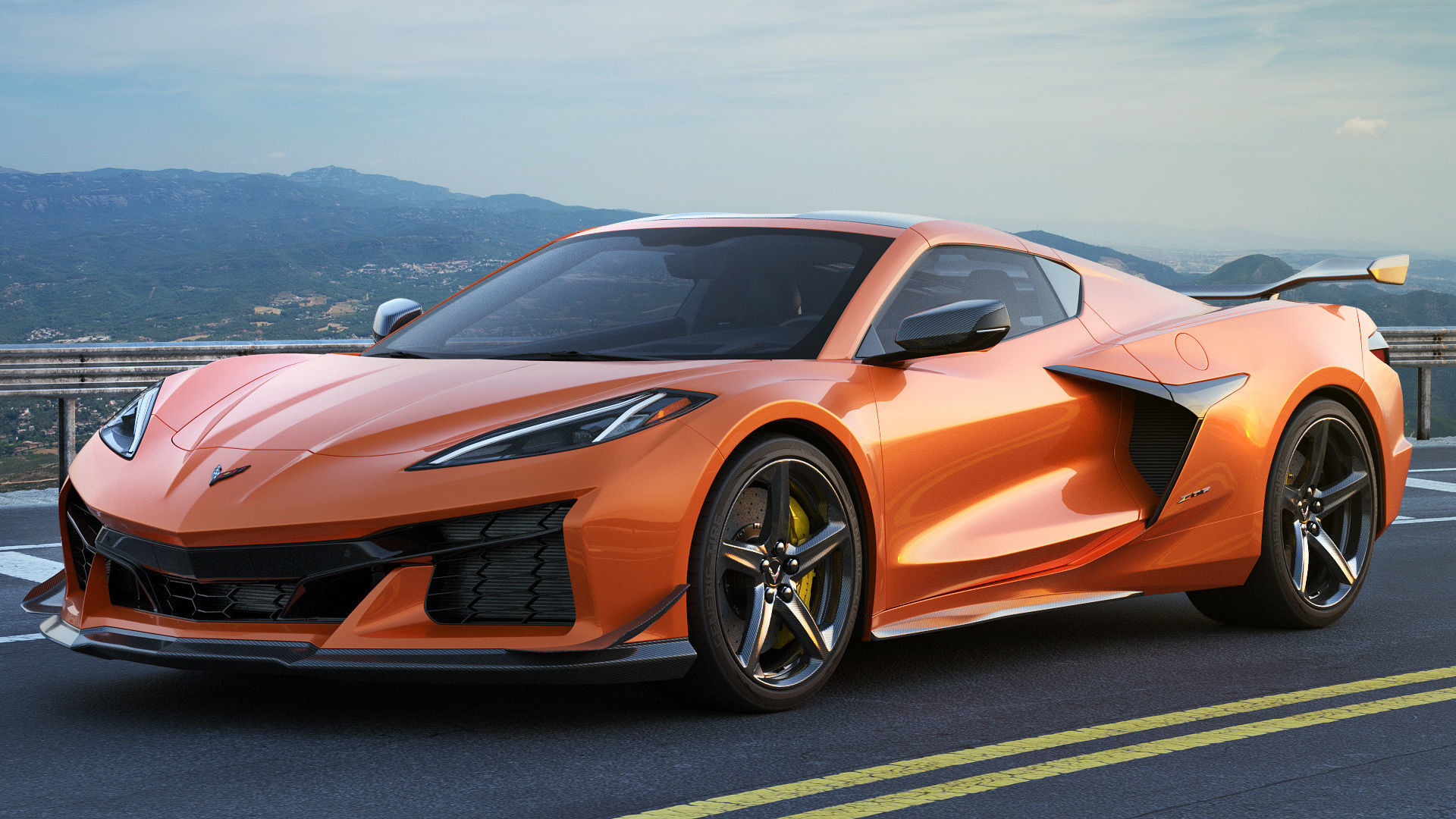 Corvette 2023 Z06 C8 and Z06 Z07 performance package 3D model_35