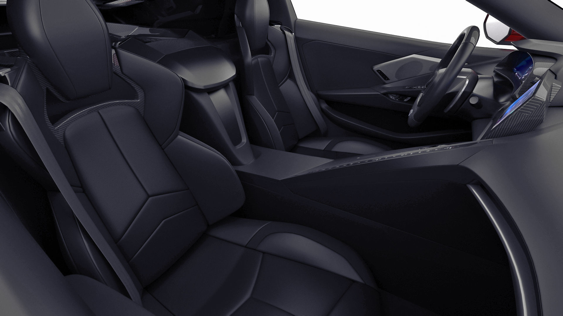 Corvette 2023 Z06 C8 and Z06 Z07 performance package 3D model_33