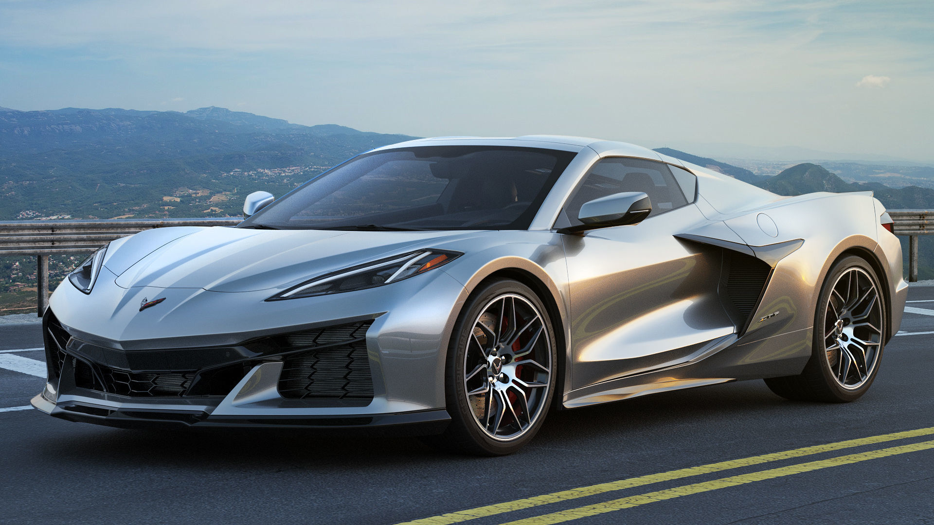 Corvette 2023 Z06 C8 and Z06 Z07 performance package 3D model_34