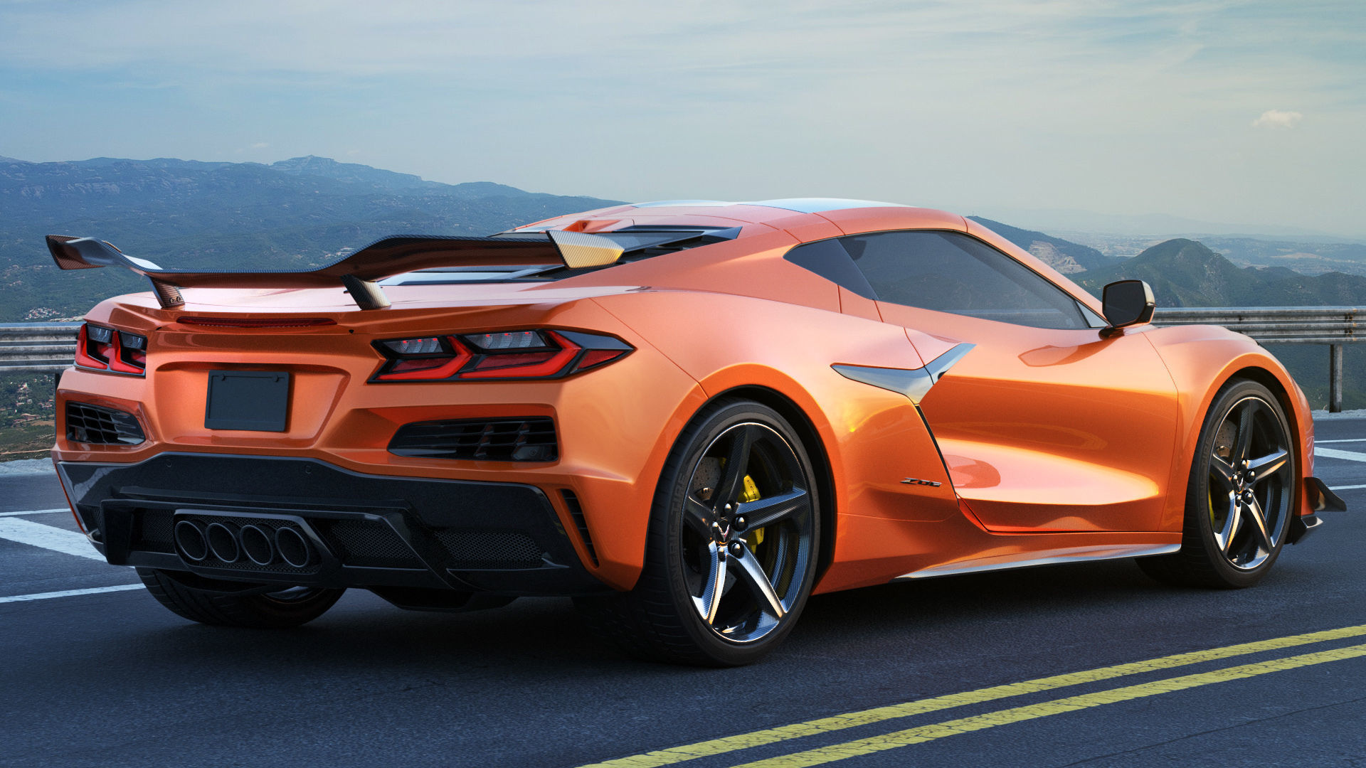 Corvette 2023 Z06 C8 and Z06 Z07 performance package 3D model_37