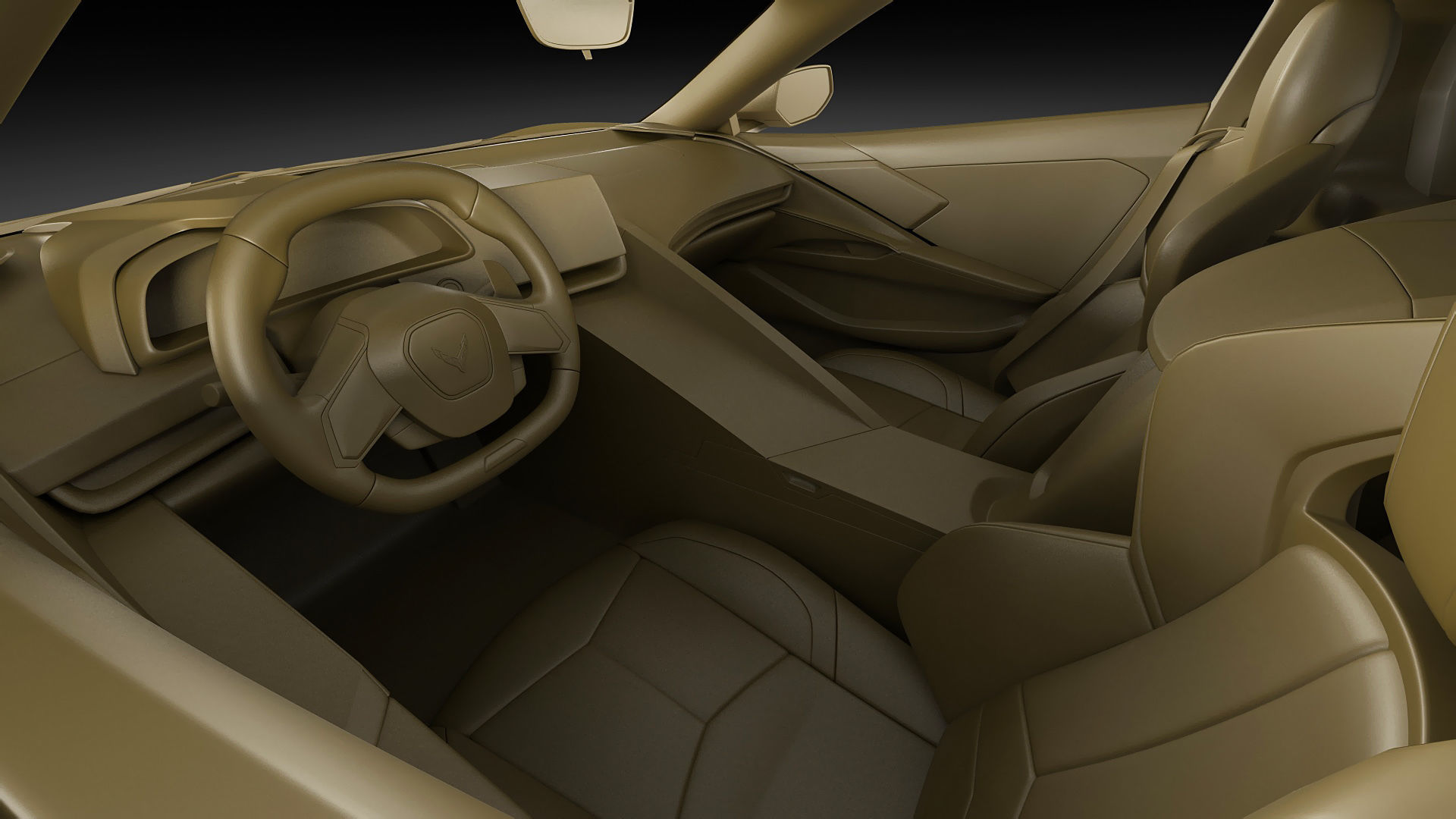 Corvette 2023 Z06 C8 and Z06 Z07 performance package 3D model_42