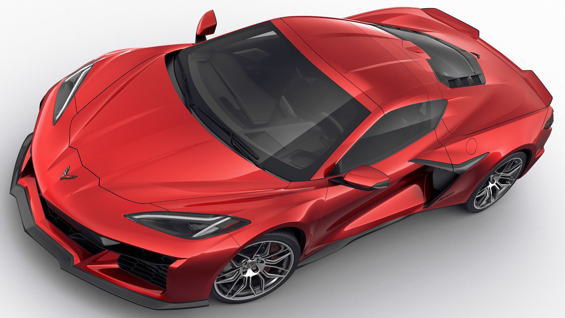 Corvette 2023 Z06 C8 and Z06 Z07 performance package 3D model_16