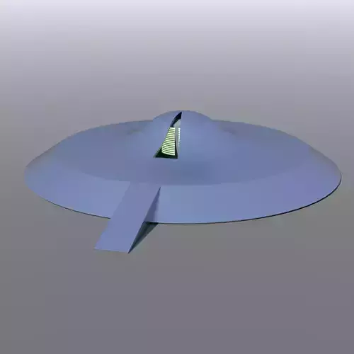 Klaatu UFO Free 3D model