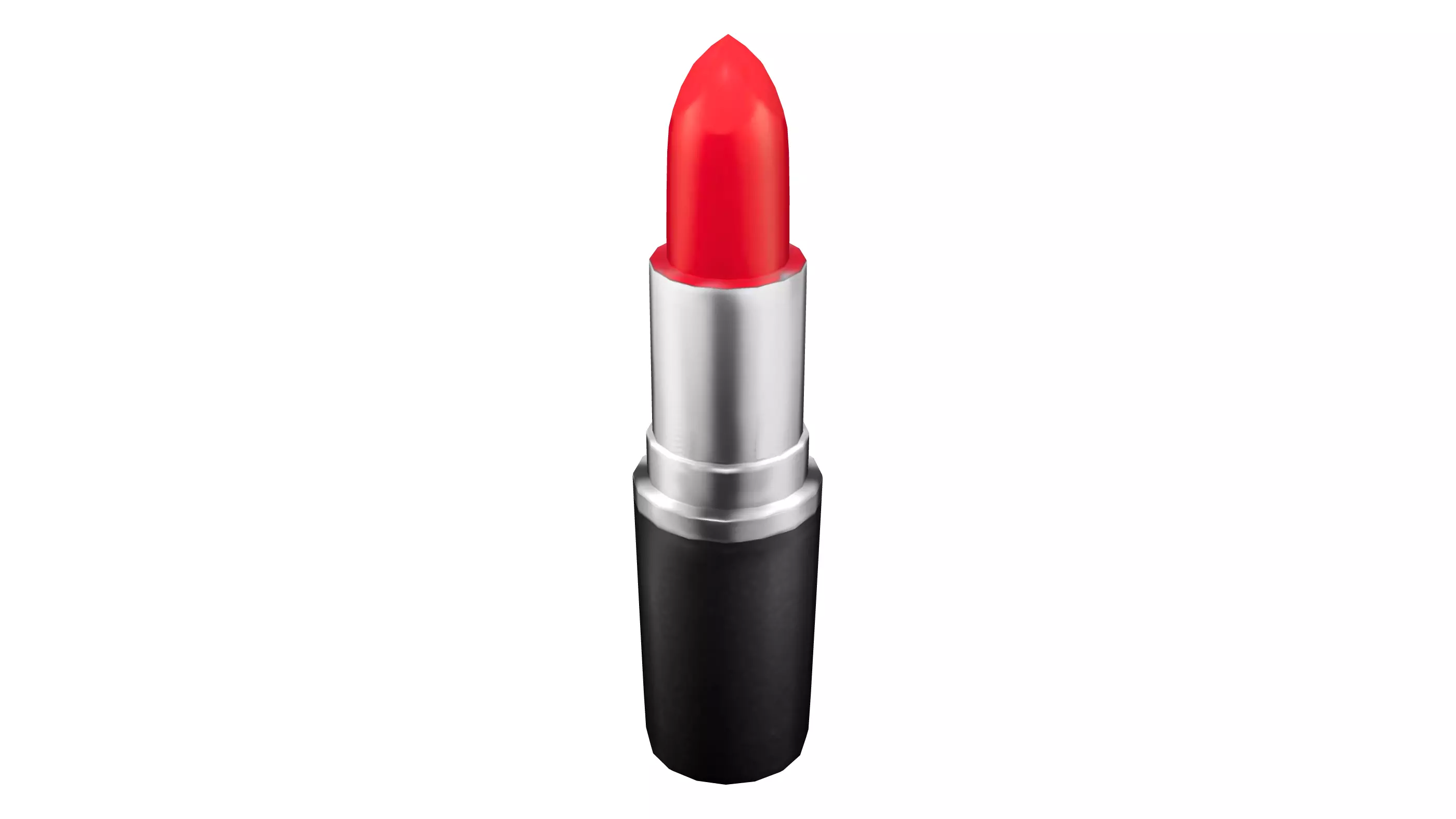Red Lipstick Low-poly 3D model_0