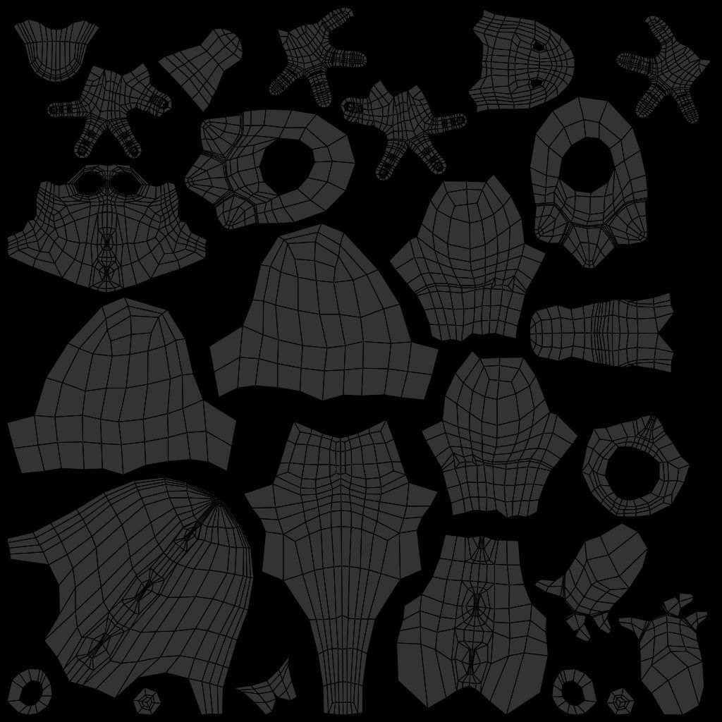 Little Croco Low-poly 3D model_14