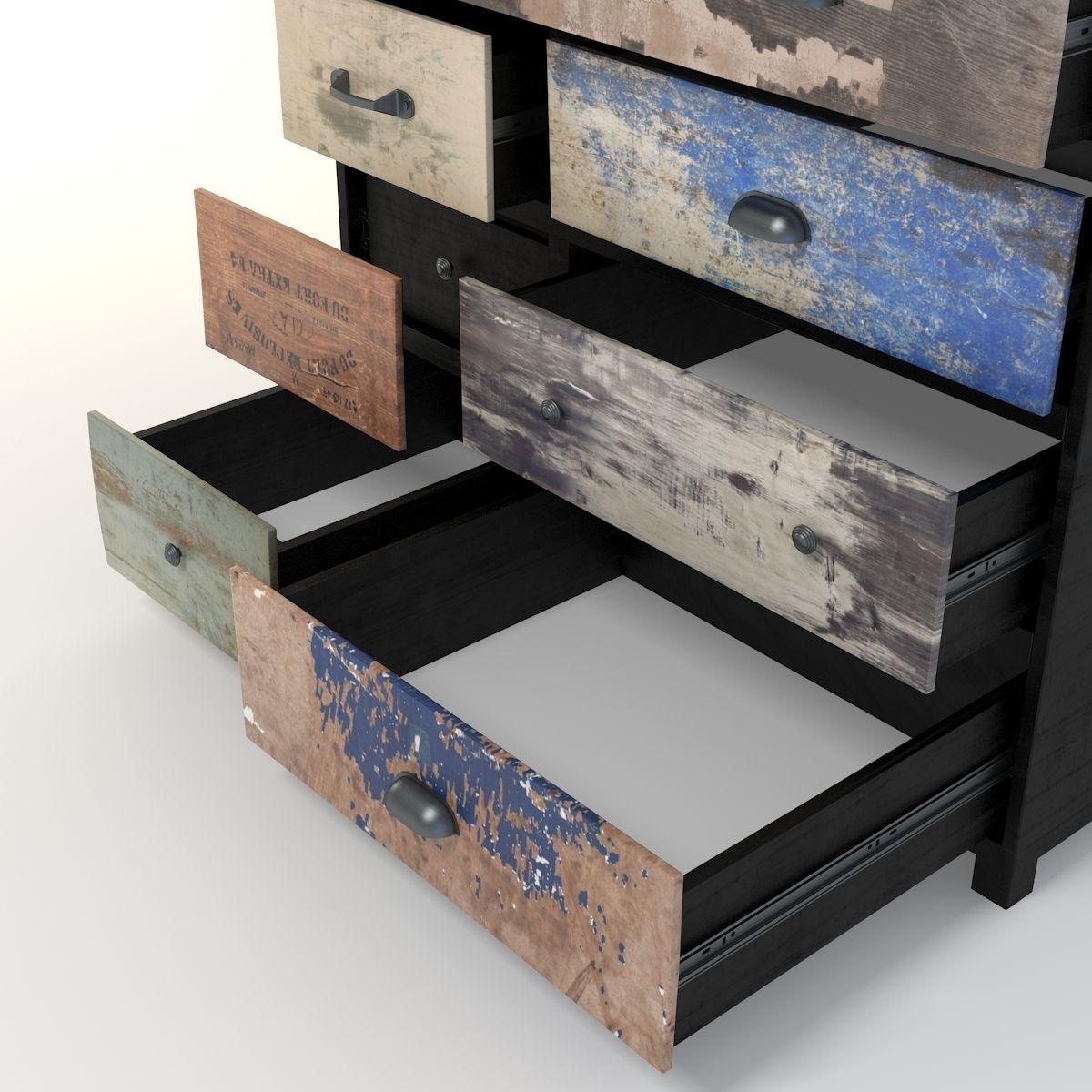 Retro Cupboard 6 3D model_12