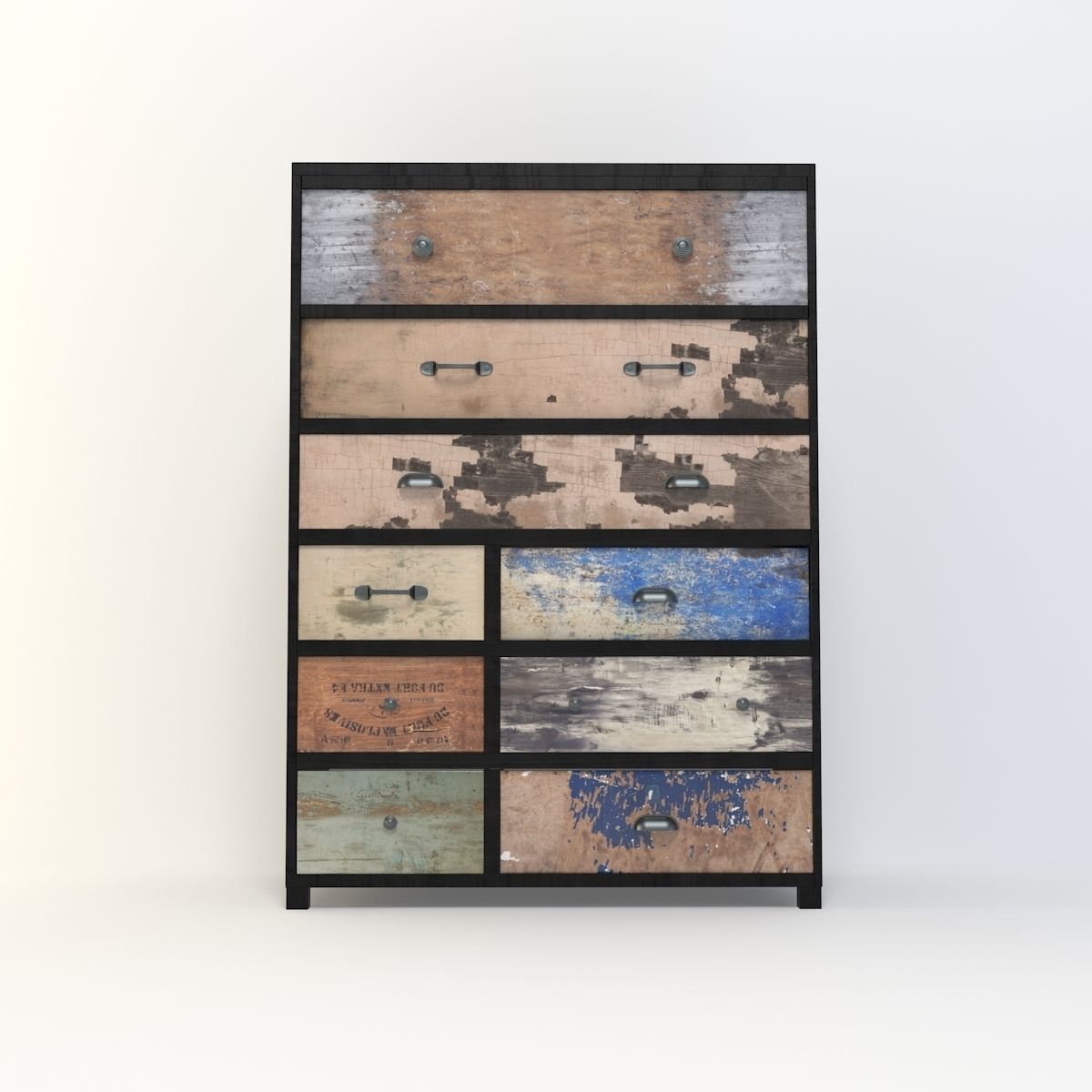 Retro Cupboard 6 3D model_3