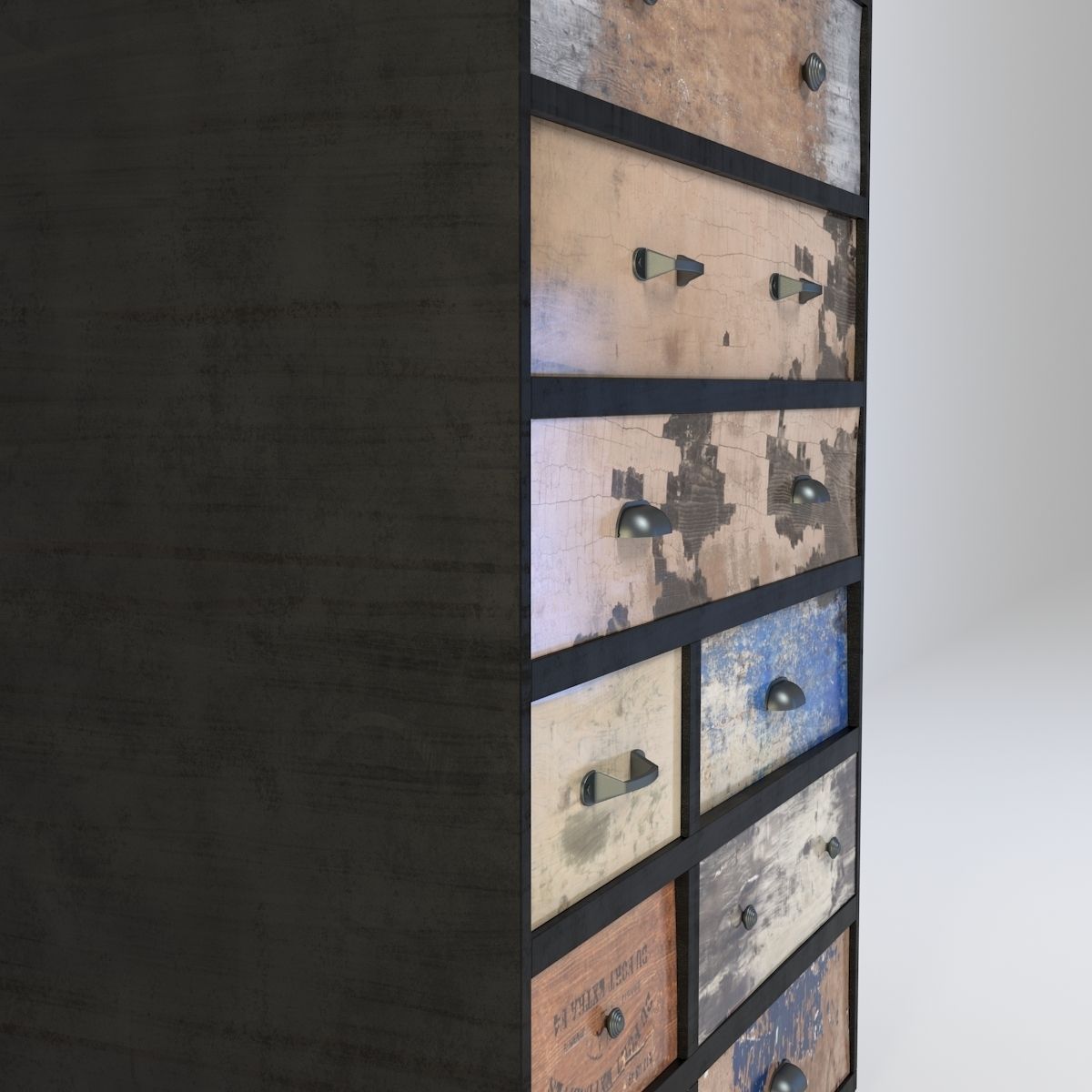 Retro Cupboard 6 3D model_6