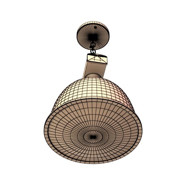 Industrial Light Fixture 3D model_9